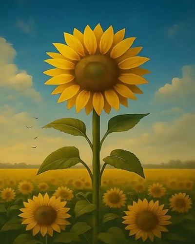 Weiniuniu Kreuzstich Stickpackung Sonnenblumen DIY Stickvorlagen Stickbilder 11CT Vorgedruckt Kreuzstich Set für Anfänger Home Decor 40x50 cm Weiniuniu Kreuzstich Stickpackung Sonnenblumen DIY Stickvorlagen Stickbilder 11CT Vorgedruckt Kreuzstich Set für Anfänger Home Decor 40x50 cm von Weiniuniu