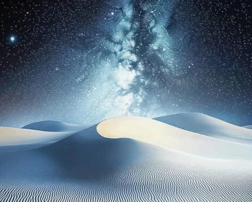 Weiniuniu Kreuzstich Stickpackung Sternenhimmel in der Wüste DIY Stickvorlagen Stickbilder 11CT Vorgedruckt Kreuzstich Set für Anfänger Home Decor 50x70 cm Weiniuniu Kreuzstich Stickpackung Sternenhimmel in der Wüste DIY Stickvorlagen Stickbilder 11CT Vorgedruckt Kreuzstich Set für Anfänger Home Decor 50x70 cm von Weiniuniu