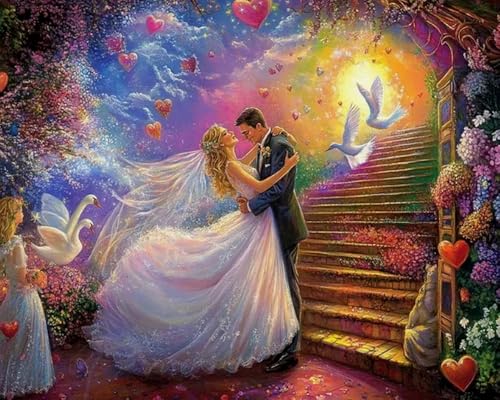 Weiniuniu Kreuzstich Stickpackung Tanzendes Paar DIY Stickvorlagen Stickbilder 11CT Vorgedruckt Kreuzstich Set für Anfänger Home Decor 50x70 cm Weiniuniu Kreuzstich Stickpackung Tanzendes Paar DIY Stickvorlagen Stickbilder 11CT Vorgedruckt Kreuzstich Set für Anfänger Home Decor 50x70 cm von Weiniuniu