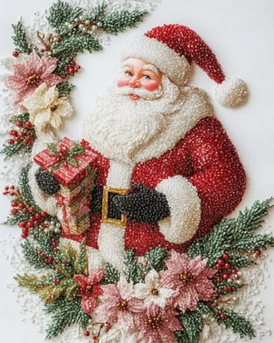 Weiniuniu Kreuzstich Stickpackung Weihnachtsmann DIY Stickvorlagen Stickbilder 11CT Vorgedruckt Kreuzstich Set für Anfänger Home Decor 40x50 cm Weiniuniu Kreuzstich Stickpackung Weihnachtsmann DIY Stickvorlagen Stickbilder 11CT Vorgedruckt Kreuzstich Set für Anfänger Home Decor 40x50 cm von Weiniuniu