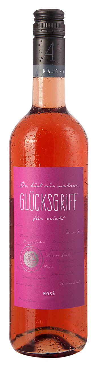 Glücksgriff Rose Spätburgunder feinherb  0,75l von Weinland