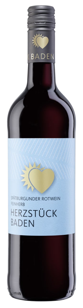 Herzstück Baden Rotwein Spätburgunder Rotwein QW feinherb 0,75 l von Weinland