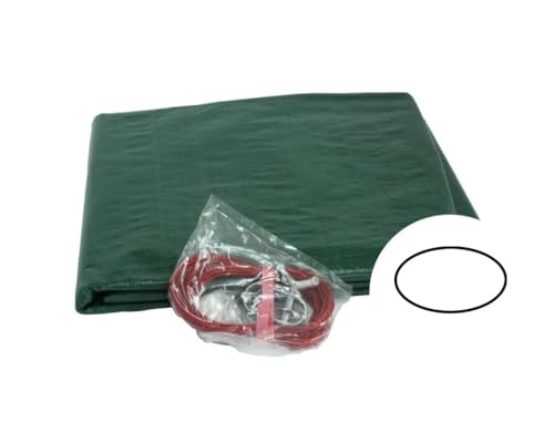 Weinmann Winterabdeckplane Ovalbecken aus PEB mit Spannschloss und Spannschnur, Größe:490 x 300 cm von Weinmann