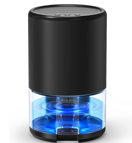Luftentfeuchter Elektrisch 1000ML, Anti-Schimmel Dehumidifier, Luftentfeuchter mit Schlafmodus und Automatische Abschaltfunktion, Tragbar, Ultra Leise, Luftentfeuchter für Badezimmer, Schlafzimmer von Weinsamkeit
