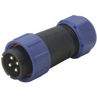 Weipu SP2110 / P 7 II Rundstecker Stecker, gerade Gesamtpolzahl: 7 Serie (Rundsteckverbinder): SP21 von Weipu