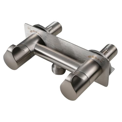 10,2 cm (4 Zoll) Ganzmetall RV Badezimmer Dusche Wasserhahn Wohnmobil Dusche Wasserhahn Ventil Umsteller Ersatz für Innen und Außen Gebürstetes Nickel von Weirun
