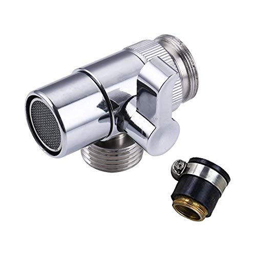 Weirun Messing Spülbeckenventil Umlenkhahn Verteiler für Küche oder Bad Spüle Wasserhahn Ersatzteil Wasserhahn auf Schlauchadapter M22 X M24 mit Universalanschluss, poliertes Chrom Weirun Messing Spülbeckenventil Umlenkhahn Verteiler für Küche oder Bad Spüle Wasserhahn Ersatzteil Wasserhahn auf Schlauchadapter M22 X M24 mit Universalanschluss, poliertes Chrom von Weirun