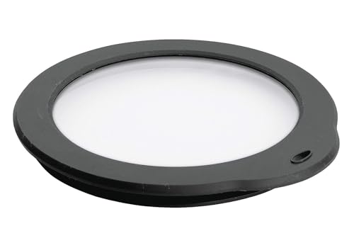 Weis 11116 Frischhaltedeckel, Glas-Silikon, Schwarz (Transparent) von Weis