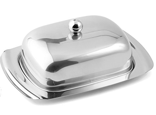 Weis Butterdose, Edelstahl, Silver, 1 - Pack von Weis