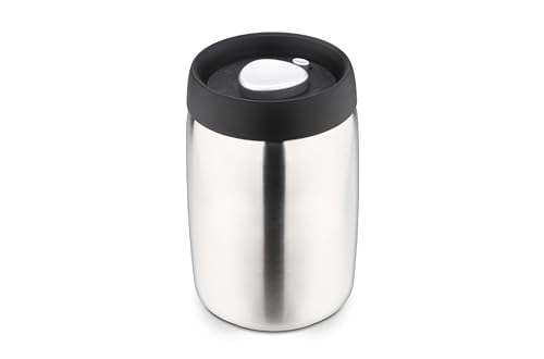 Weis 15972 Edelstahl Vorratsdose mit Vakuumierfunktion 1100ml von Weis