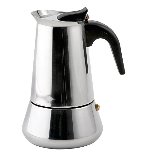 Weis Espressokocher, Edelstahl, Silber, 10 x 10 x 17 cm von Weis