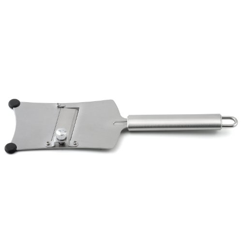Weis Trüffelhobel mit Verstellbarer Klinge, Edelstahl/Silikon, Silber, 28x8,3 cm von Weis