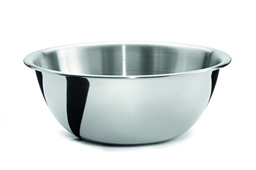 Weis Küchenschüssel Classic aus Edelstahl-Ø 30 cm, Silber, 30x30x14 cm von Weis
