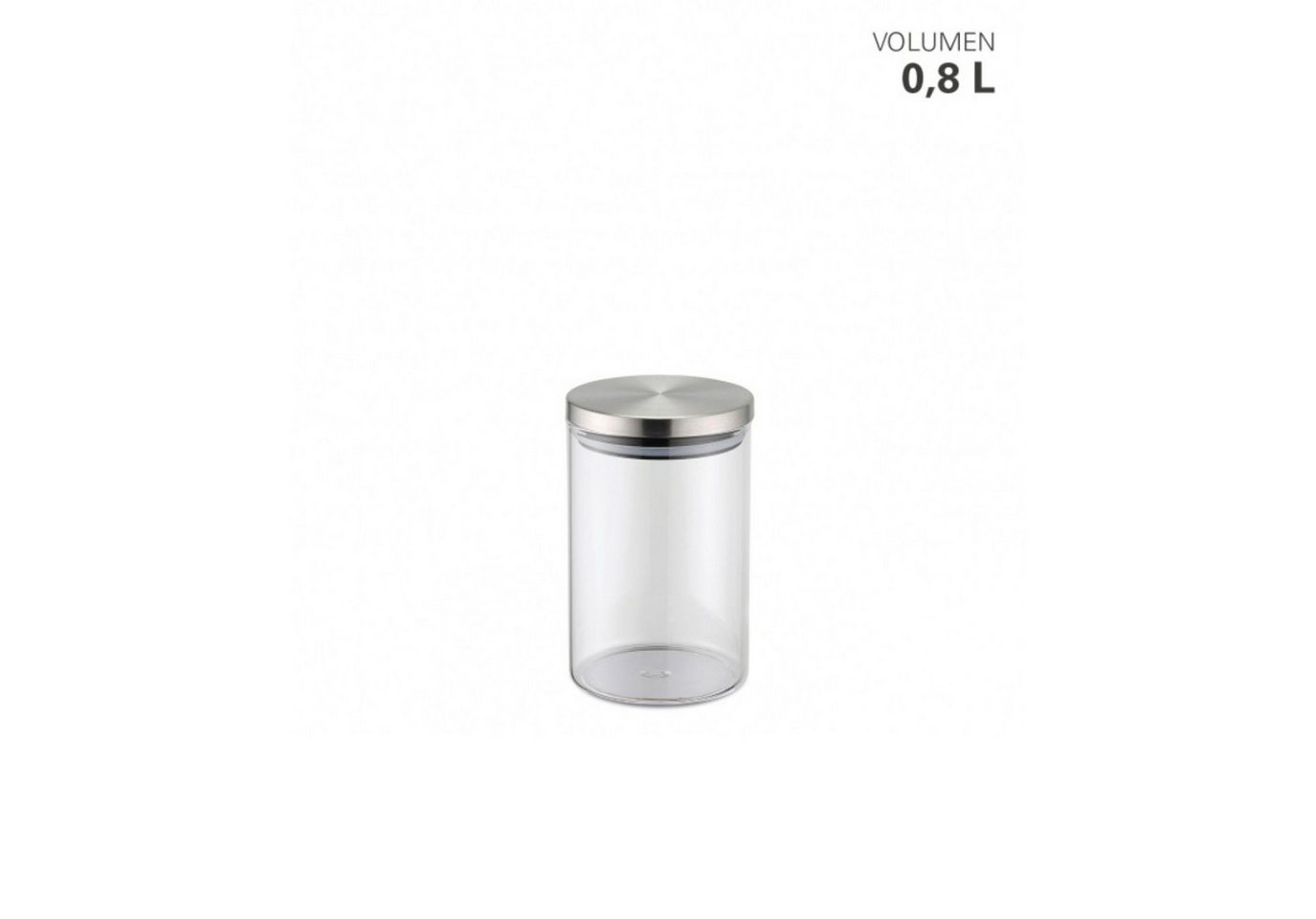 Weis Einmachglas WEIS Vorratsglas 0,8L mit Edelstahldeckel von Weis