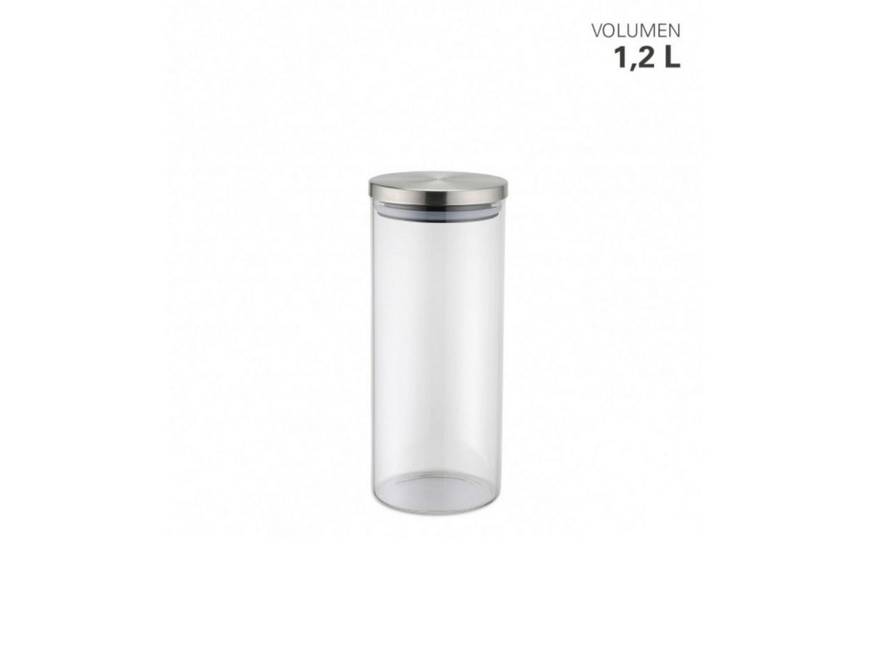 Weis Einmachglas WEIS Vorratsglas 1,2 L mit Edelstahldeckel von Weis
