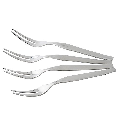 Weis Serviergabeln Set, Edelstahl, Silber, 13.5 x 1 x 2 cm, 4-Einheiten von Weis