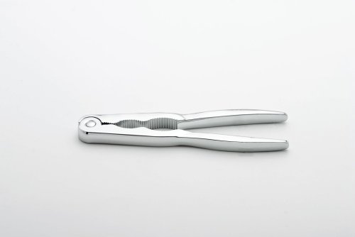 Weis Nussknacker mit Feder, Metall, Silber, 17 x 4 x 2 cm von Weis
