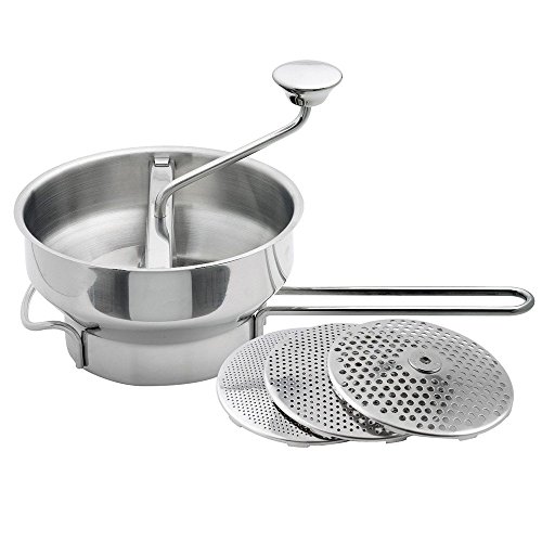 Weis Passiergerät mit 3 Einsätzen, Edelstahl, Silber, 42 x 20 x 11 cm Weis Passiergerät mit 3 Einsätzen, Edelstahl, Silber, 42 x 20 x 11 cm von Weis