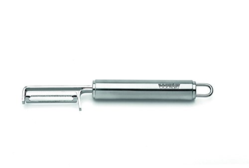Weis Pendelschäler Gourmet fein, Edelstahl, Silber, 19 x 2.5 x 2 cm von Weis