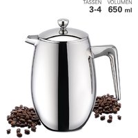 Weis Pressfilterkanne Edelstahl doppelw. brilliant 0,65 von Weis