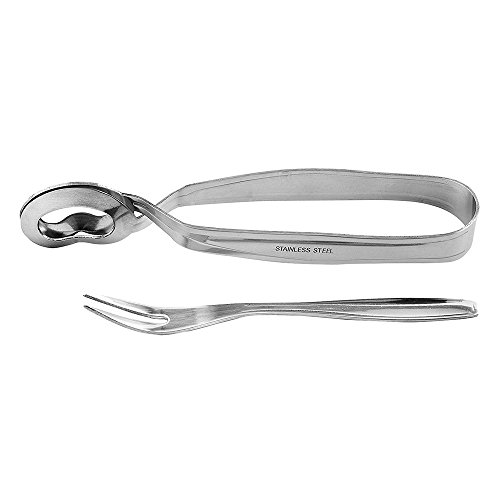 Weis Schneckenbesteck, Edelstahl, Silber, 16x4 cm von Weis