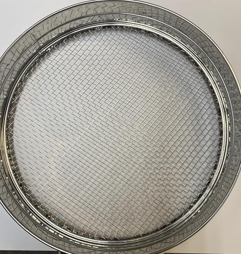 Weis Streuselsieb Durchmesser 40 cm, Edelstahl, Silber, 40 x 40 x 8 cm von Weis