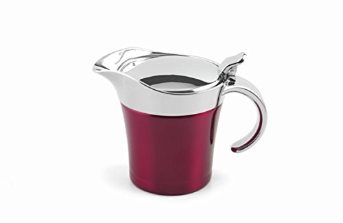 Weis doppelwandige Thermo Sauciere aus Edelstahl in der Farbe dunkelrot, 15856 von Weis