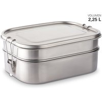 Weis Vesperdose aus Edelstahl XL Doppelstock Weis Vesperdose aus Edelstahl XL Doppelstock von Weis