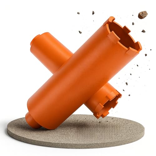 Weischer® - Diamantbohrkrone Kernbohrkrone Ø 140 mm | 400 mm Gesamtlänge | 1 ¼ Zoll Aufnahme | Bohrkrone Kernbohrer Diamantbohrer für Beton, Mauerwerk, Stein, Ziegel | langlebig & präzise von Weischer