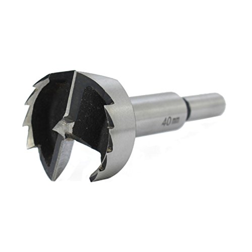 Weischer® - Forstnerbohrer gezahnt Ø 45 mm | Holzbohrer Astlochbohrer Topfbohrer | Rundschaft | Weichholz & Hartholz | stabiler & bruchfester Bohrer | Zentrierspitze für präzise Bohrung von Weischer