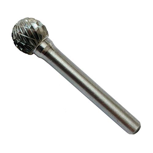 Frässtift Wolframcarabid Hartmetallfräser Fräser Fräskopf 6 mm - Kugel, 6x5mm von Weischer