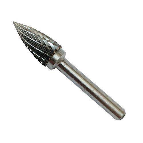 Frässtift Wolframcarabid Hartmetallfräser Fräser Fräskopf 6 mm - Spitzbogen, 6x17mm Frässtift Wolframcarabid Hartmetallfräser Fräser Fräskopf 6 mm - Spitzbogen, 6x17mm von Weischer