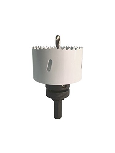 HSS Bi-Metall Lochsäge Durchmesser 19 mm Bohrkronen Dosenbohrer Trockenbau, mit Aufnahme von Weischer