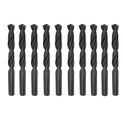 Weischer® - HSS-R Spiralbohrer Ø 5,0 mm | 10 Stück | Stahlbohrer Metallbohrer Eisenbohrer | Bohrer für Metall, Stahl, Aluminium, Eisen | stabil & bruchfest von Weischer