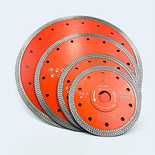 Weischer® - Diamanttrennscheibe 115 x 22,23 mm Fliese | Diamantscheibe Trennscheibe extra dünn | für Feinsteinzeug, Keramik, Marmor, Granit, Naturstein | Segmenthöhe 10 mm von Weischer