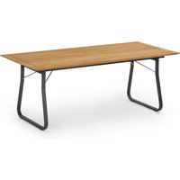 Weishäupl Ahoi Tisch Teak-Platte Aluminiumgestell pulverbeschichtet 200x90 cm von Weishäupl