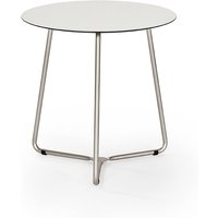 Weishäupl Balcony Bistrotisch HPL Platte steingrau/Edelstahlgestell ⌀70 cm von Weishäupl