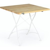 Weishäupl Classic Tisch Teak/Band-und Rundstahl verzinkt pulverbeschichtet eckig von Weishäupl