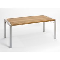 Weishäupl Flip Tisch Teak Platte/Aluminium-Gestell pulverbeschichtet 180x90 cm von Weishäupl