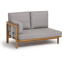 Weishäupl New Hampton 2-Sitzer Anbauelement Teak-Gestell/Metallwangen von Weishäupl