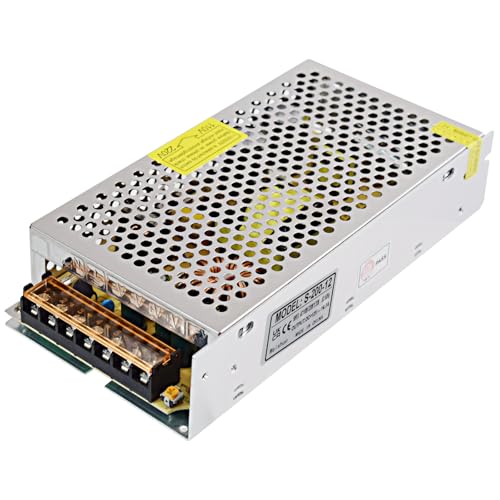 12V 16.7A 200W Netzteil Trafo, Transformator Adapter Netzteil Schaltnetzteil Stromversorgung für Led Streifen Leuchten,Überwachungskameras,3D Drucker von Weishuo