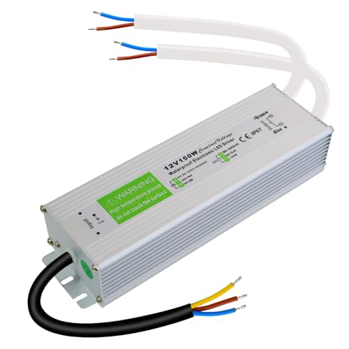 LED Trafo 12V 150W 12.5A DC Konstant Spannung LED Netzteil Ultradünn Outdoor IP67 Wasserdicht 230V auf 12V Transformator für LED-Streifen, LED-Birne LED Trafo 12V 150W 12.5A DC Konstant Spannung LED Netzteil Ultradünn Outdoor IP67 Wasserdicht 230V auf 12V Transformator für LED-Streifen, LED-Birne von Weishuo