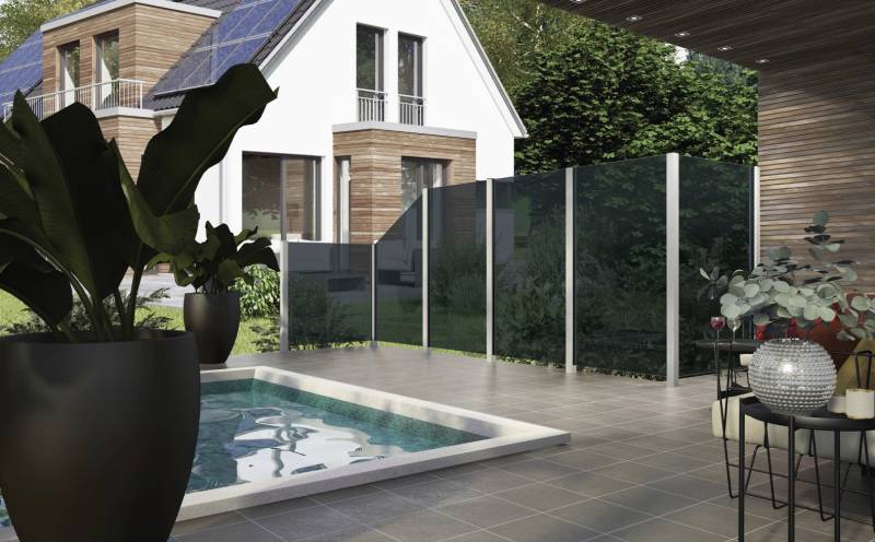 Ambiente Glaszaun Dekor 44/03 103 x 120 cm gehärtetes 8 mm Glas Ambiente Glaszaun Dekor 44/03 103 x 120 cm gehärtetes 8 mm Glas von ambiente