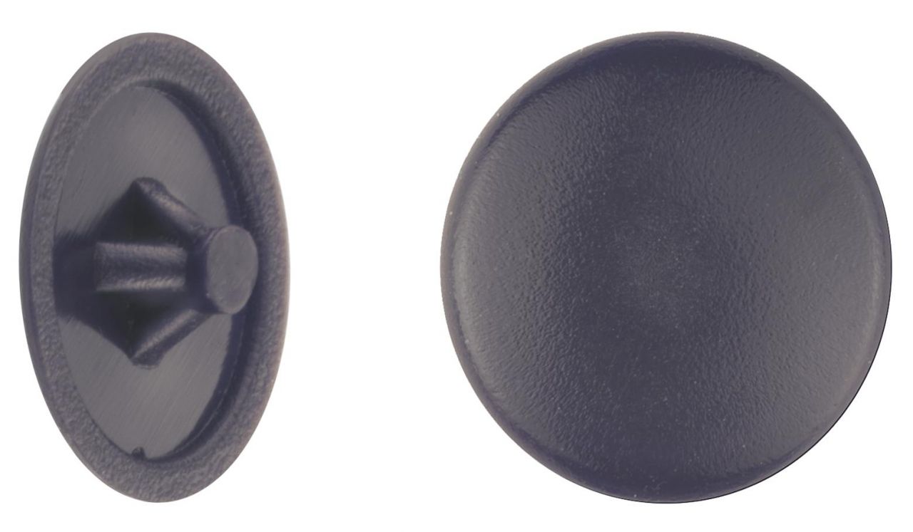 Abdeckkappen Ø 12 mm für PZ Schrauben schwarz - 50 Stk. Abdeckkappen Ø 12 mm für PZ Schrauben schwarz - 50 Stk. von Connex