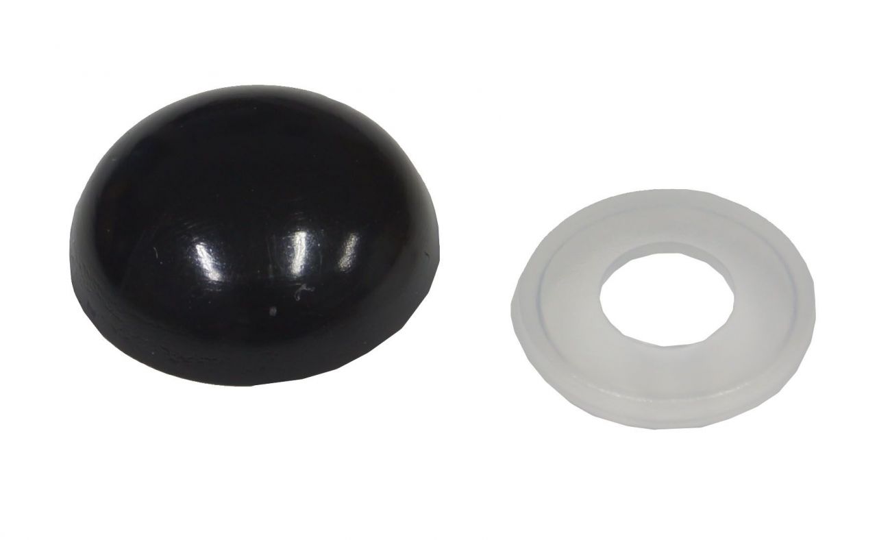 Abdeckkappen Ø 15 mm schwarz Abdeckkappen Ø 15 mm schwarz von Connex