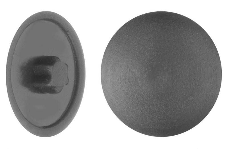Abdeckkappen Ø 16,5 mm für TX 30 Schrauben schwarz - 50 Stk. von Connex