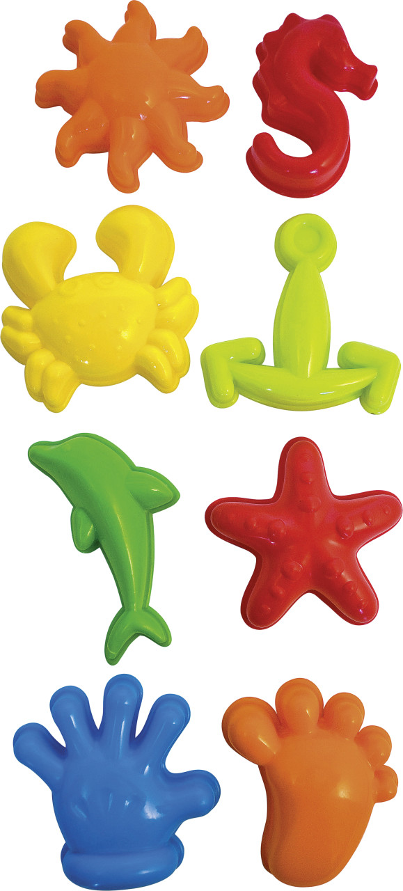 Adriatic Spielware Sandformen bunt von Adriatic