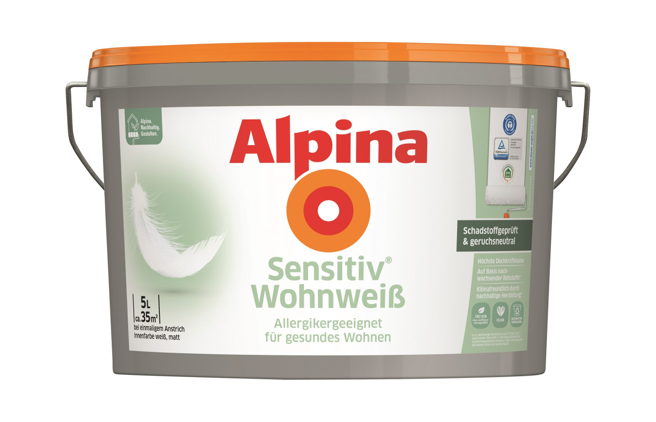Alpina Sensitiv Wohnweiß 5 L von Weitere