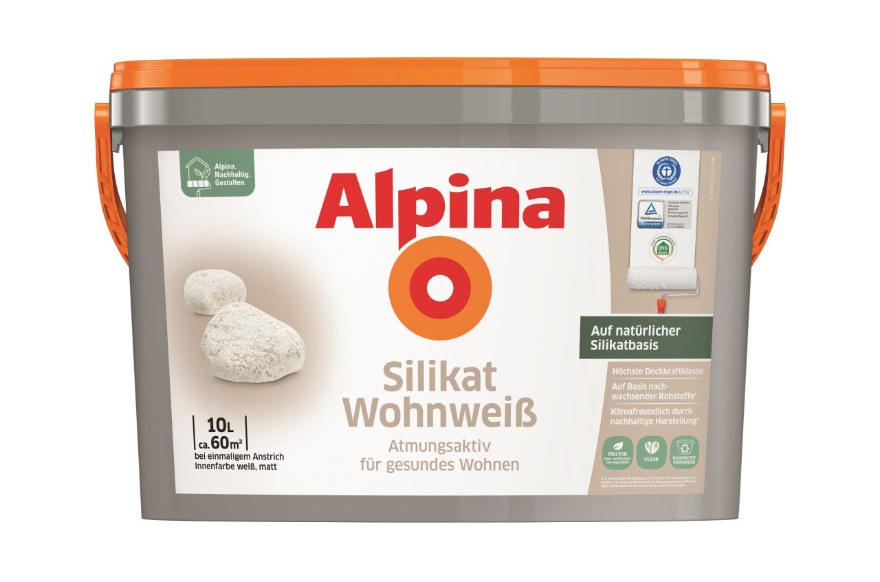 Alpina Silikat Wohnweiß 10 L von Weitere