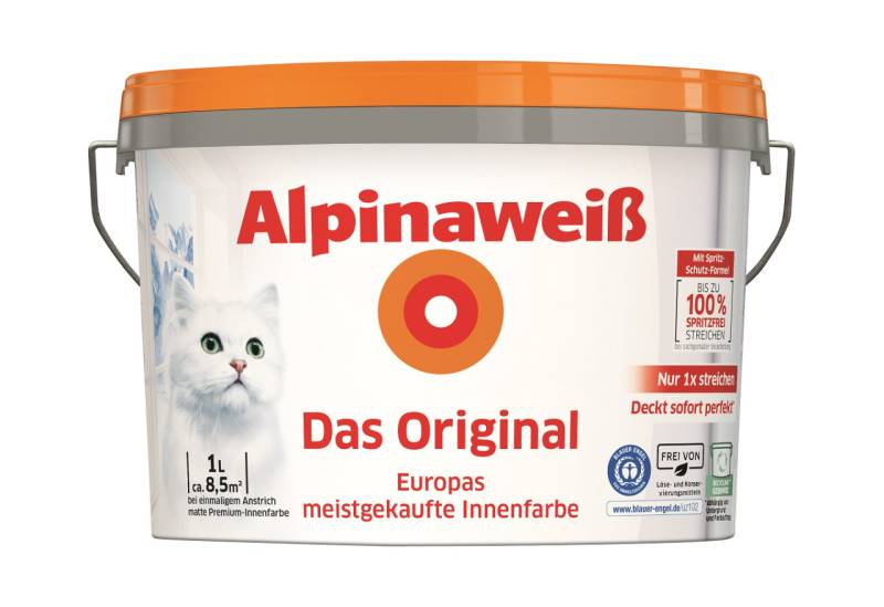 Alpinaweiß Das Original 1 L weiß matt von Alpina